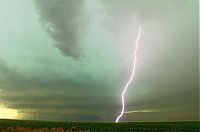 World & Travel: clouds formation before the storm