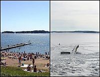 World & Travel: summer vs. winter photo