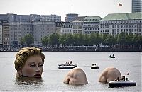 TopRq.com search results: Die Badende by Oliver Voss, Binnenalster Lake, Hamburg, Germany
