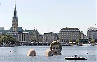 TopRq.com search results: Die Badende by Oliver Voss, Binnenalster Lake, Hamburg, Germany