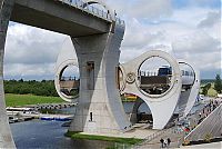 World & Travel: Falkirk Wheel, Scotland, United Kingdom