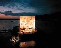 World & Travel: Seebühne floating stage, Bregenzer Festspiele, Lake Constance, Bregenz, Austria