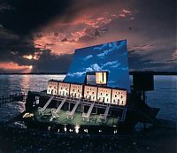 World & Travel: Seebühne floating stage, Bregenzer Festspiele, Lake Constance, Bregenz, Austria