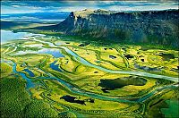 bird's-eye view aerial landscape photography