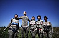 World & Travel: Open air mud bath, Republic of Serbia