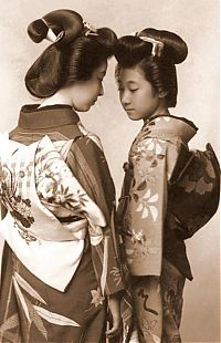 World & Travel: History: Vintage photography of Geisha, Japan