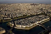 World & Travel: Bird's-eye view of Paris, France