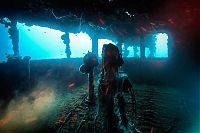 World & Travel: Fujikawa Maru, Truk Lagoon, Chuuk, Pacific, North of New Guinea