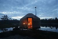 World & Travel: Canvas hotel, Telemark County, Norway