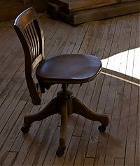 World & Travel: Abandoned high school, Goldfield, Nevada