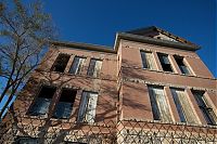 World & Travel: Abandoned high school, Goldfield, Nevada