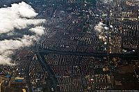 World & Travel: Bird's eye view of Shanghai, China