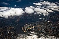 World & Travel: Bird's eye view of Shanghai, China