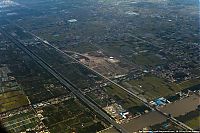 World & Travel: Bird's eye view of Shanghai, China