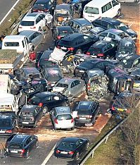 TopRq.com search results: 52-vehicle pile-up on a highway A31, Emsland Autobahn, Germany