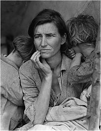 World & Travel: History: The Great Depression by Dorothea Lange, 1939-1943, United States