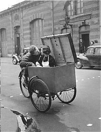 World & Travel: History: Paris in 1940-50s, France by Robert Doisneau