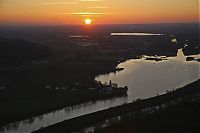 bird's-eye view aerial landscape photography