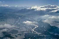 World & Travel: bird's-eye view aerial landscape photography