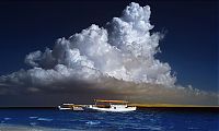 World & Travel: clouds formation