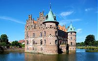 castle surrounded by water