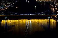 World & Travel: New York City at night, New York, United States