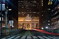 World & Travel: New York City at night, New York, United States