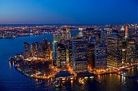 World & Travel: New York City at night, New York, United States