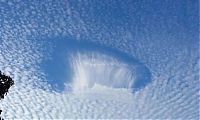 World & Travel: sky fallstreak hole cloud