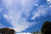 World & Travel: sky fallstreak hole cloud