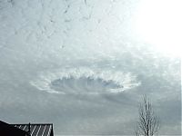 World & Travel: sky fallstreak hole cloud