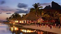 World & Travel: Four Seasons resort, Bora Bora, Society Islands, French Polynesia, Pacific Ocean