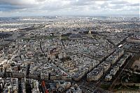 Bird's-eye view of Paris, France