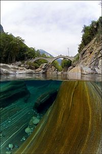 World & Travel: Verzasca river, Ticino, Switzerland
