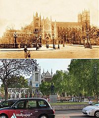 World & Travel: History: London then and now, 1897-2012, England, United Kingdom