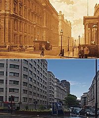 World & Travel: History: London then and now, 1897-2012, England, United Kingdom