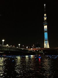 TopRq.com search results: River of light with electronic LED fireflies, Sumida river, Tokyo