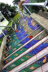 TopRq.com search results: 16th Avenue Tiled Steps, San Francisco, California, United States