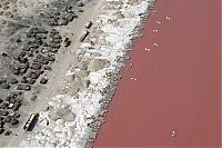 World & Travel: Lake Retba, Lac Rose, Dakar, Senegal