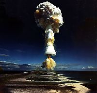 World & Travel: photo of nuclear explosion