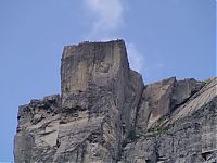 World & Travel: Preikestolen, Hyvlatonnå, Preacher's Pulpit Rock, Lysefjorden, Forsand, Ryfylke, Norway