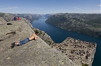 TopRq.com search results: Preikestolen, Hyvlatonnå, Preacher's Pulpit Rock, Lysefjorden, Forsand, Ryfylke, Norway