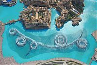 World & Travel: Record fountain system set, Burj Khalifa Lake, Dubai, United Arab Emirates