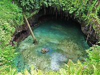 World & Travel: To Sua Ocean Trench, Lotofaga village, Upolu island, Samoa