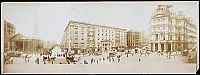 World & Travel: History: Panoramic black and white photos of New York City, 1902-1913, United States