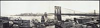 History: Panoramic black and white photos of New York City, 1902-1913, United States