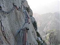 World & Travel: Hua shan hiking trail, Huayin, Shaanxi province, China