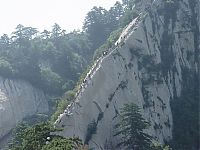 World & Travel: Hua shan hiking trail, Huayin, Shaanxi province, China