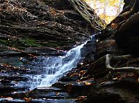 World & Travel: Eternal Flame Falls, Shale Creek Preserve, Chestnut Ridge Park, New York City, United States
