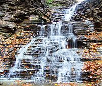 World & Travel: Eternal Flame Falls, Shale Creek Preserve, Chestnut Ridge Park, New York City, United States